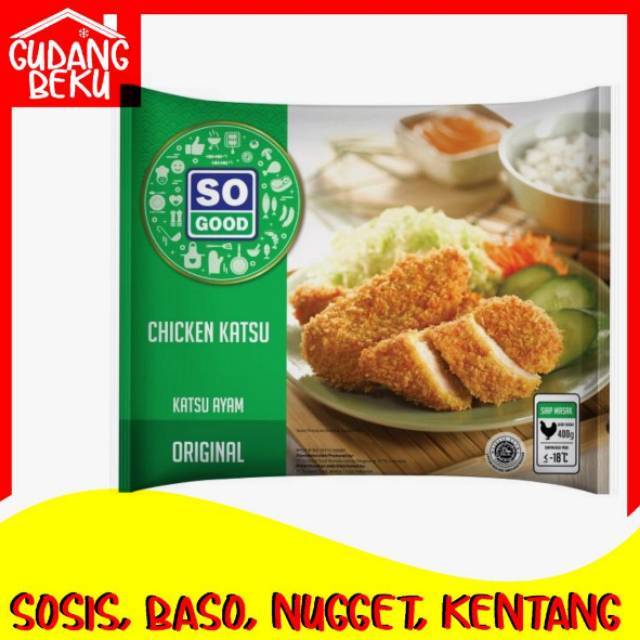 So good chicken katsu 400 gram frozen food Bandung