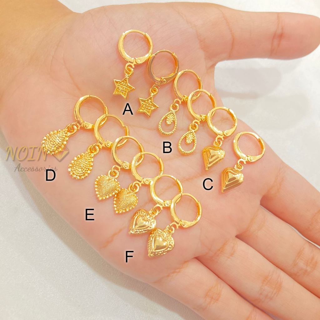 Anting Wanita Lapis Emas Xuping Motif Juntai Aksesoris Fashion