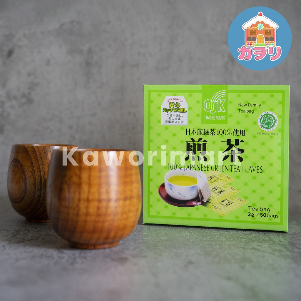 OSK GREEN TEA JAPAN / OSK TEH HIJAU JEPANG EXP 2022 / 2gx50pcs