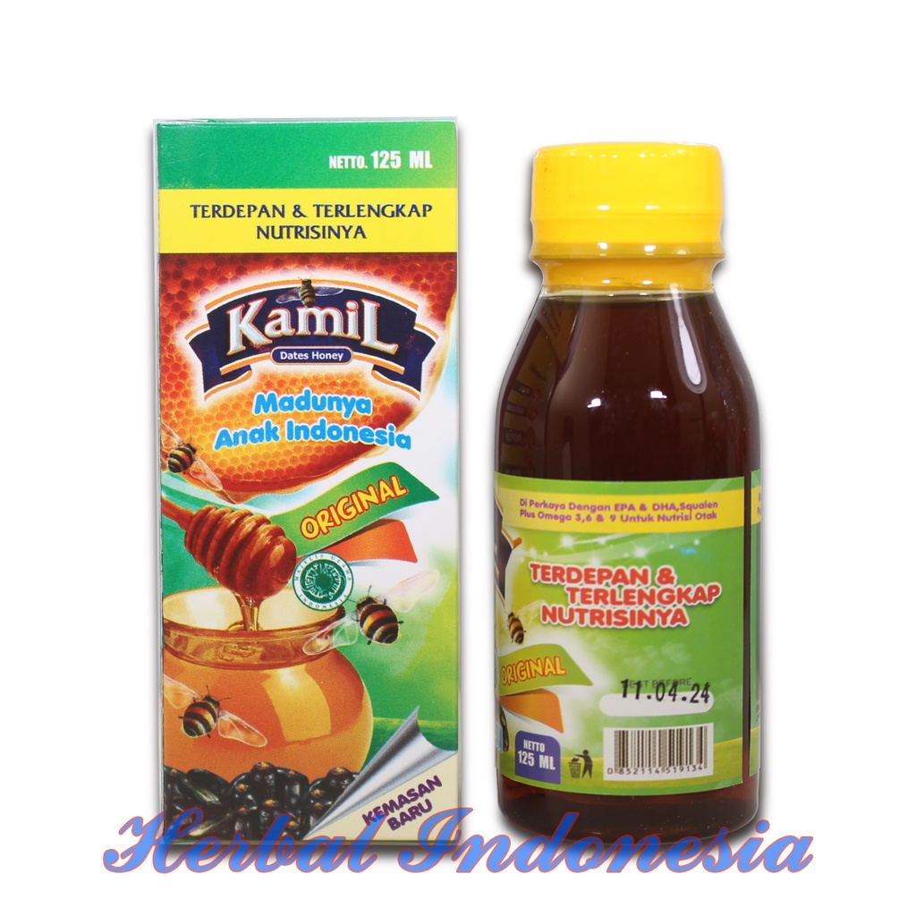 Madu Kamil Anak Rasa Original Isi 125ml - Dates Honey - Nafsu Makan Anak