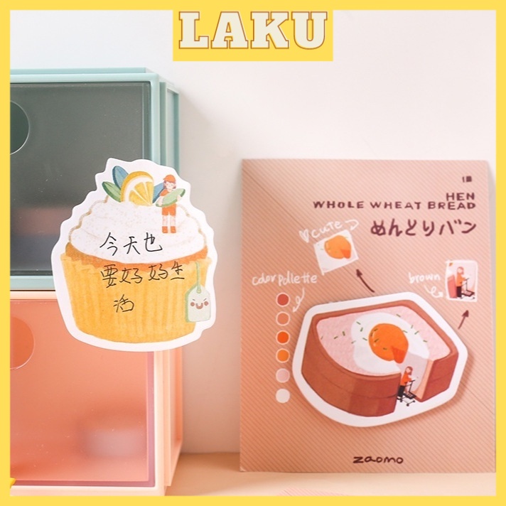 

LAKU Sticky Notes Warna Pastel Lucu Unik / Kertas Coretan Tempel / Memo