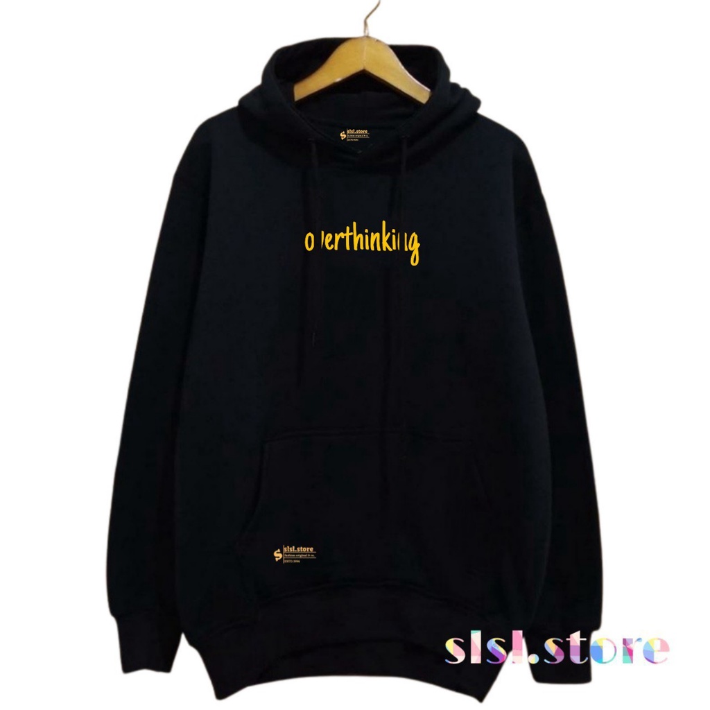 Sweater Hoodie Pria Jaket Pria Murah Hoodie Zipper Authentic Jumper Hodi Distro OVERTHINKING Hijau Army