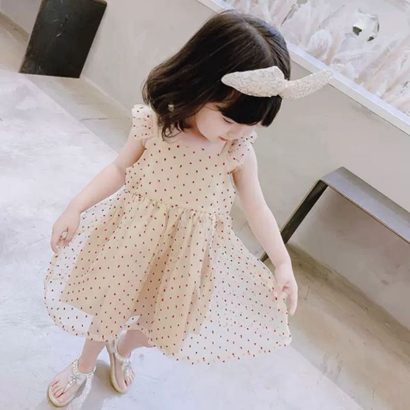 1-4thn | DRESS ANAK KOREA PESTA ELEGAN FORMAL PEREMPUAN CYDK CA