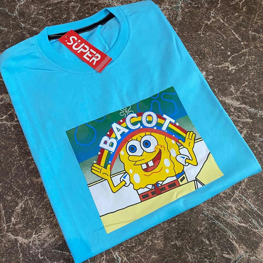Kaos Distro 04 / Kaos Bacot Spongebob