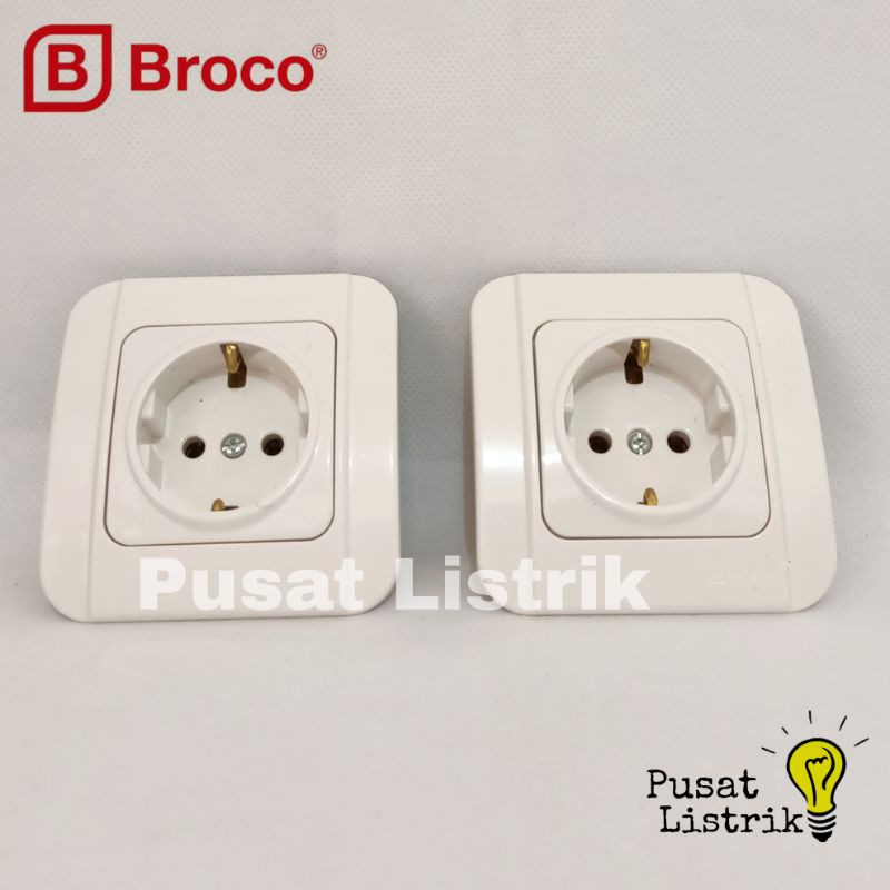 IB Stop Kontak Arde Broco Galleo G151 Socket Outlet Inbow Broco Galleo