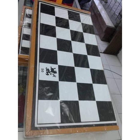 Papan Catur kayu Ukuran Besar 50 Cm