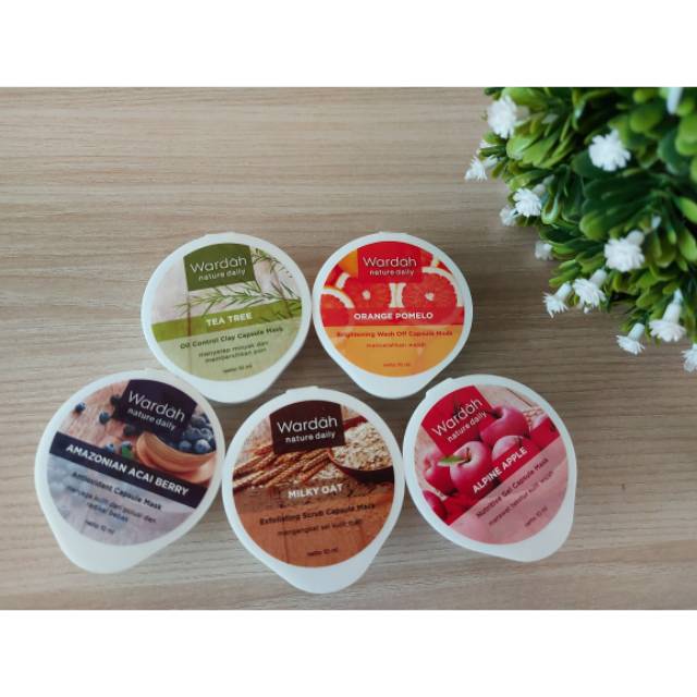 Wardah Capsule Mask/ masker wardah terbaru