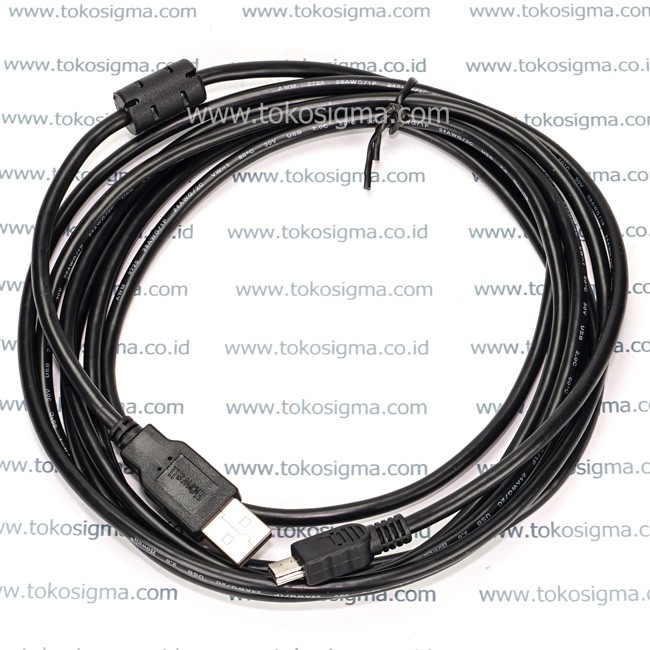 KABEL DATA USB 2.0 to MINI USB PIN 5 HOWELL 5 meter Logger