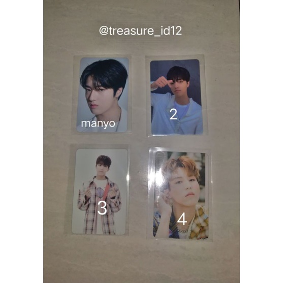 (BACA DESKRIPSI) OFFICIAL Photocard treasure jeongwoo & haruto, manyo