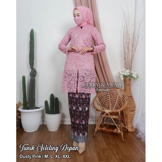 Kebaya tunik brokat BUSUI seleting depan kebaya moderen/ seteln kebaya tunik/kebaya terbaru/kebaya wisuda/kebaya pesta/kebaya kondangan/kebaya murah /kebaya tunik navy