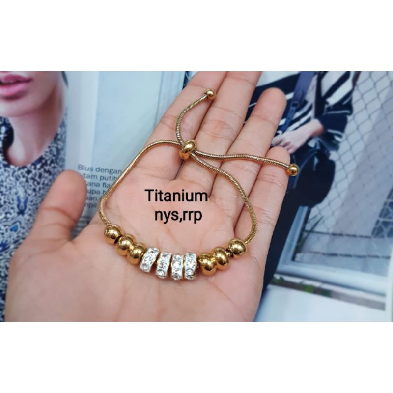 Bisa cod:Gelang serut titanium premium,tidak luntur,bisa dipake mandi