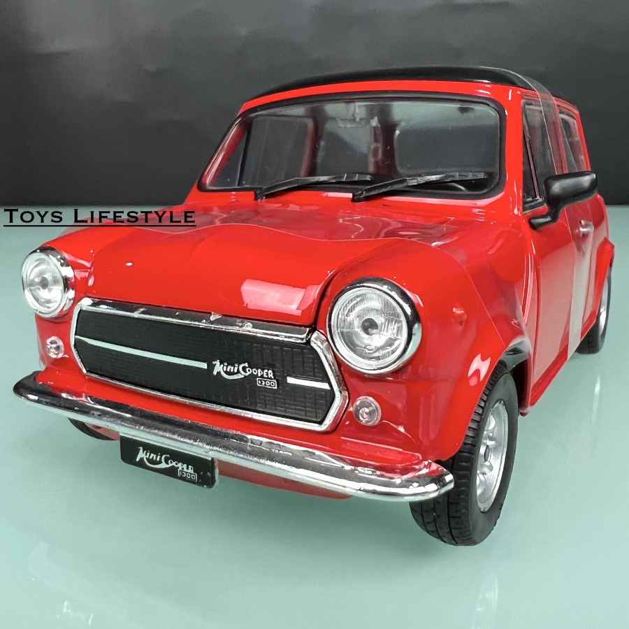 Welly Diecast - Mini Cooper 1300 Skala 1:24 (Merah)