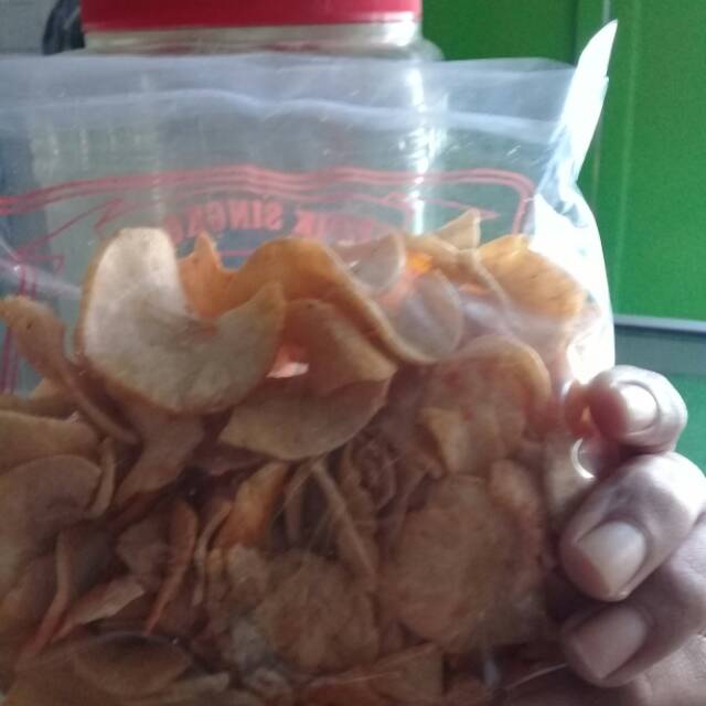 

Kripik singkong pedas manis