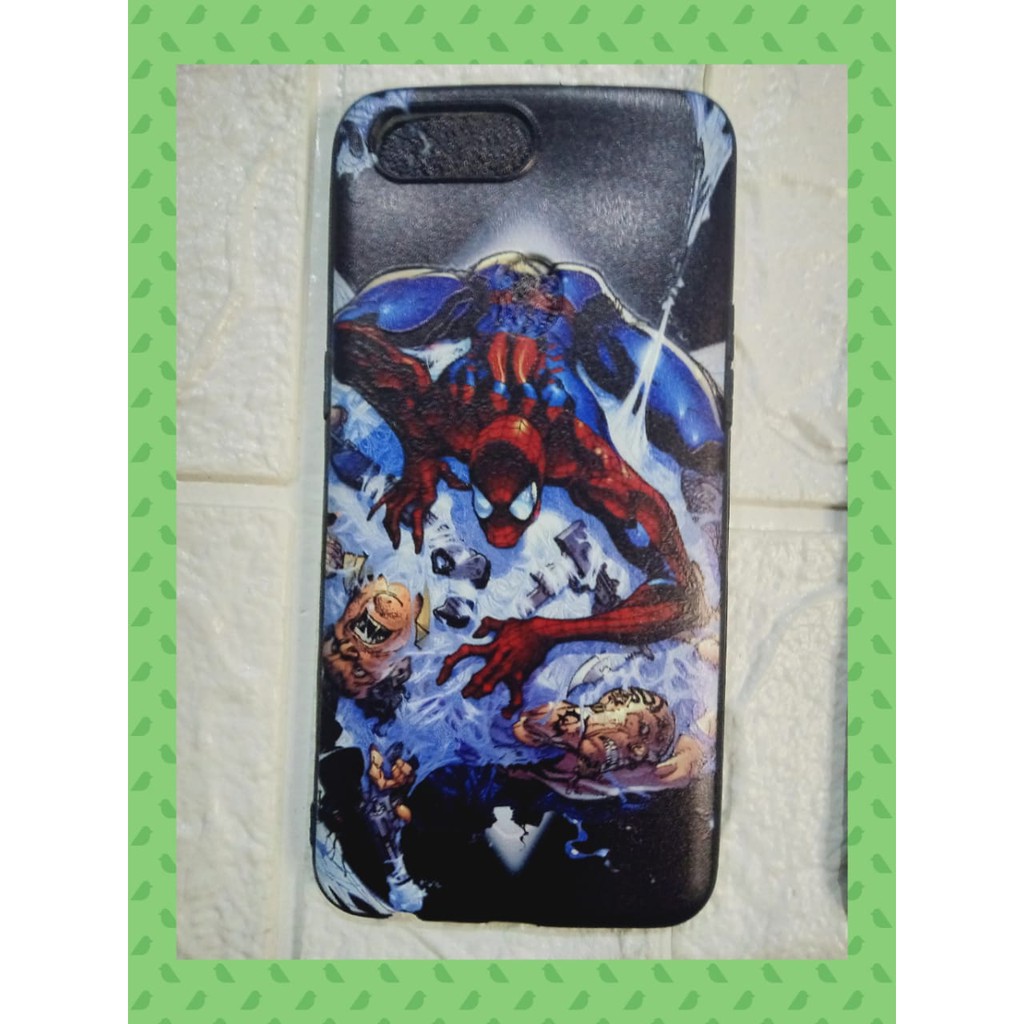 Case OPPO R11 S motif kartun  Robot, Spiderman,  Iron Man, Bola Superbia