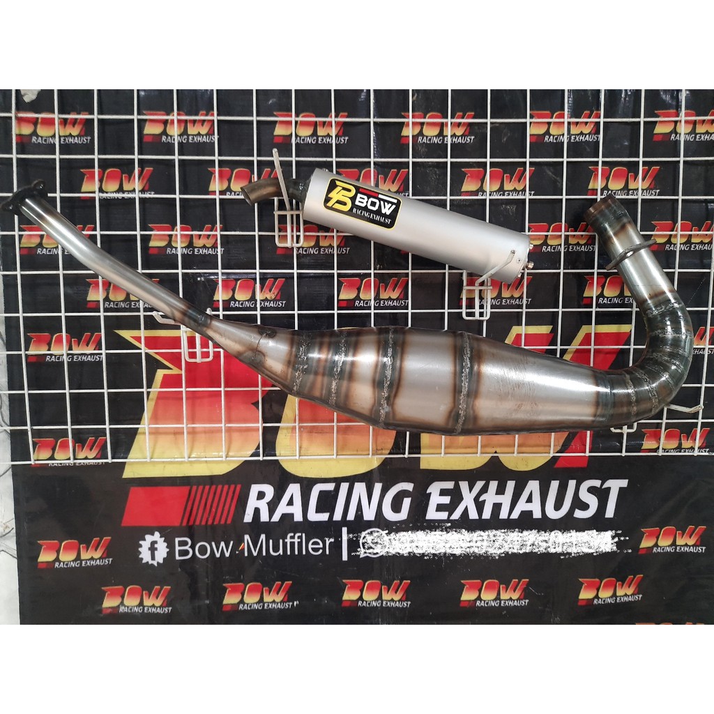 knalpot ninja R RR SS 150 2 tak ORIGINAL BOW MUFFLER model ABRT 20