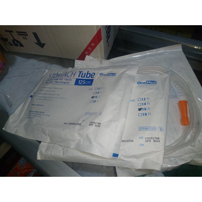 Stomach Tube/ Mas Slang/ NGT/Selang Makan ONEMED - Panjang 125 cm