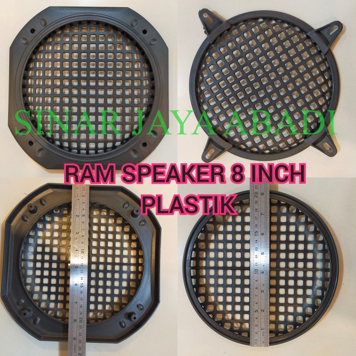 RAM SPEAKER PENUTUP SPEAKER 8 INCH BAHAN PLASTIK