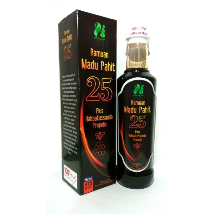 

Ramuan Madu Hitam Pahit 25 Multiherbal & Multikhasiat