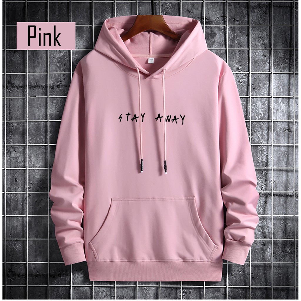 IvannaCollection Sweater Hoodie Pria Distro Stay Away Jaket Hodie Pria Wanita Size L-XXL Bahan Tebal