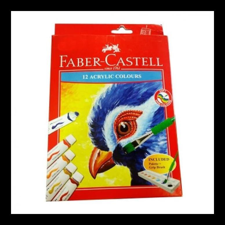 

TERBARU ACRYLIC COLOURS 12 WARNA FABER CASTELL PERALATAN MELUKIS TERMURAH DAN TERBARU