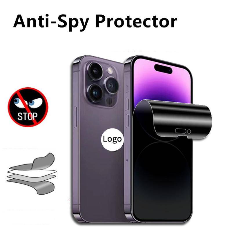 Pelindung Layar Hydrogel Anti Spy Untuk iPhone 14 13 12 11 Pro MAX Plus Mini X XS MAX XR 7 8 6 6S Plus SE 2020 2022