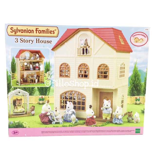 sylvanian three story house