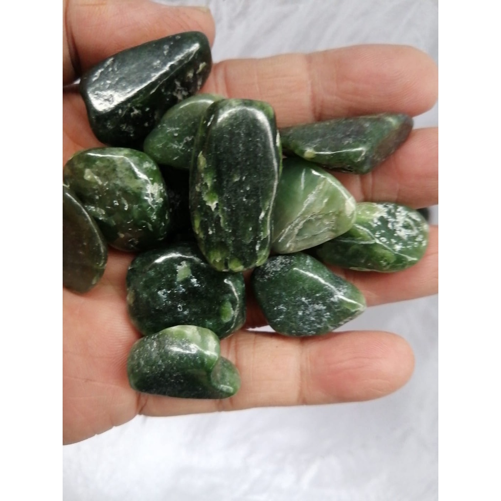 Jual Natural Green Jade Chips Gravel 23 cm paket 100 grams Shopee