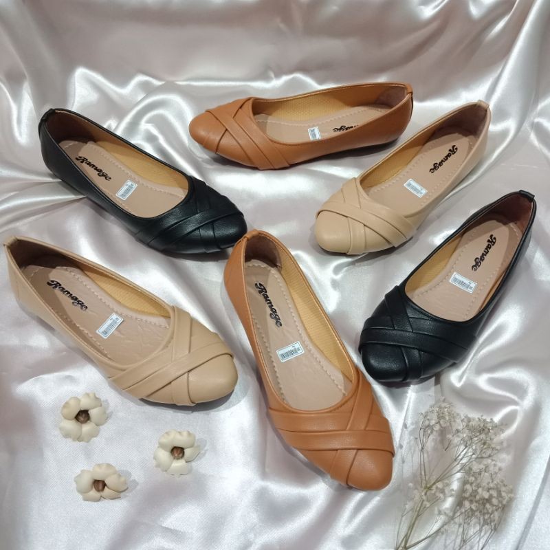 0RIGINAL !!! RAMAGE FLAT SHOES WANITA HS-14