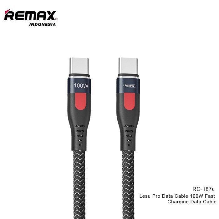 Remax Lesu Pro 100W Aluminium Alloy Fast Charging Data Cable RC-187C&quot;kabel&quot;