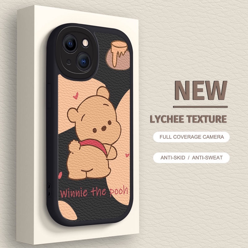 Casing Soft Case Motif Winnie The Pooh Untuk iPhone 6 / 7 / 8 + / X / XR / Xs Max 13 / 11 Pro Max