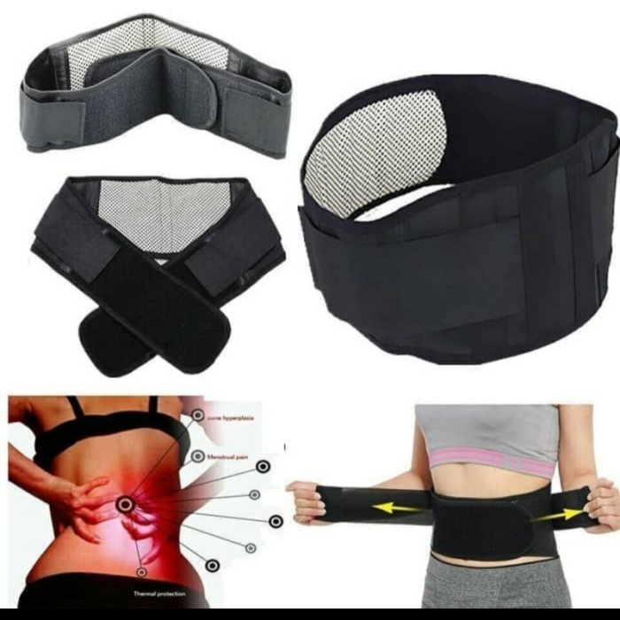 Stagen Pinggang Sabuk Syaraf Kejepit Korset Terapi Alat Kesehatan Pemanas Punggung