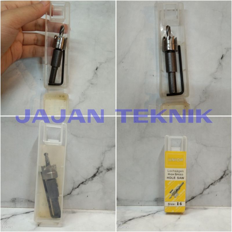 unior hole saw besi 16mm / mata bor