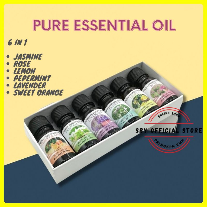 Freshly Pure Fragrance Oil Aroma Diffuser Freshly Pure Aromatherapy Fragrance Oil Aromatherapy 6 in 