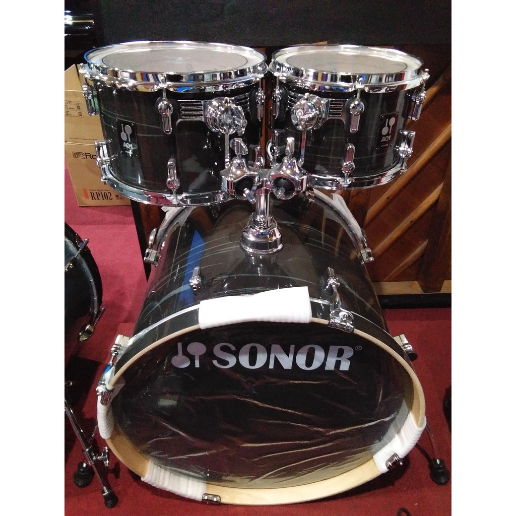 Jual Harga Murah Drum Sonor Aq Stage Series Piece Drum Set In Wood