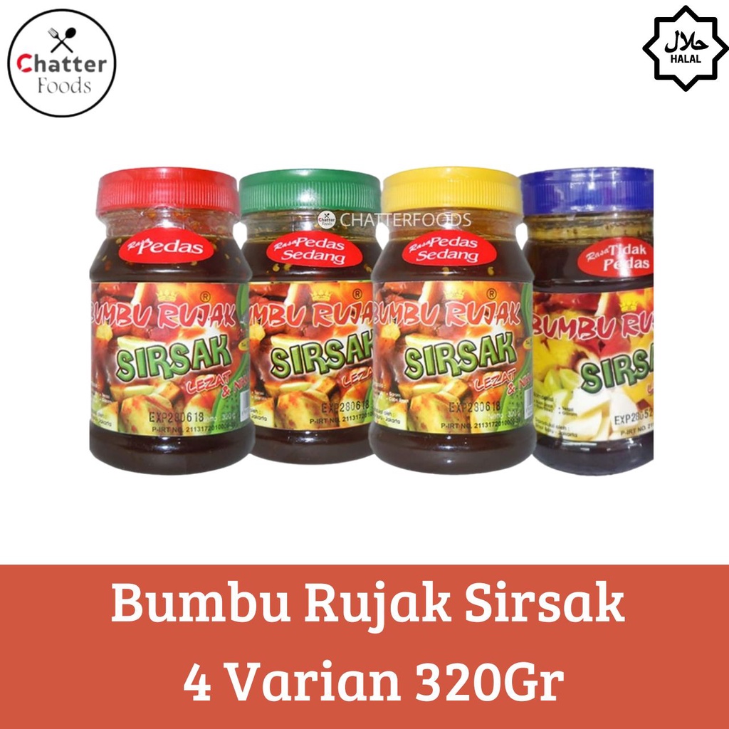 

Bumbu Sambal Rujak Sirsak Pedas Khas Binjai Cap Gunung 320gr / Rujak Sirsak Binjai