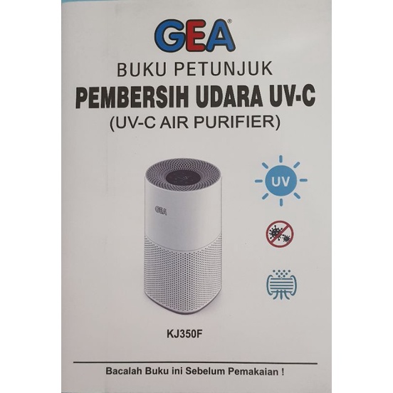 GEA AIR PURIFIER UV-C PEMBERSIH UDARA UV-C KJ 350F