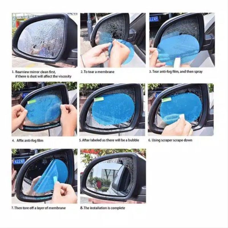 ANTI FOG ANTI HUJAN ANTI EMBUN KACA SPION MOBIL Waterproof Car Protect / anti gores anti embun spion