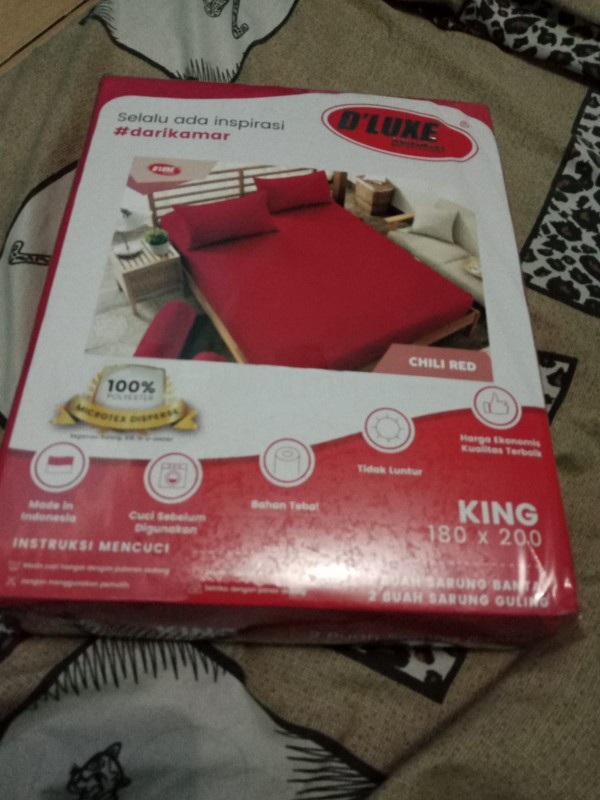 Kintakun Seprai Dluxe Embossed Edition Uk 180x200/160x200 Sprei Kintakun Original