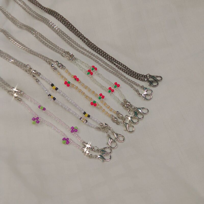 [NHUA] Adjustable Strap Mask Chain | Strap Mask Hijab | Strap Mask Rantai | Connector Hijab