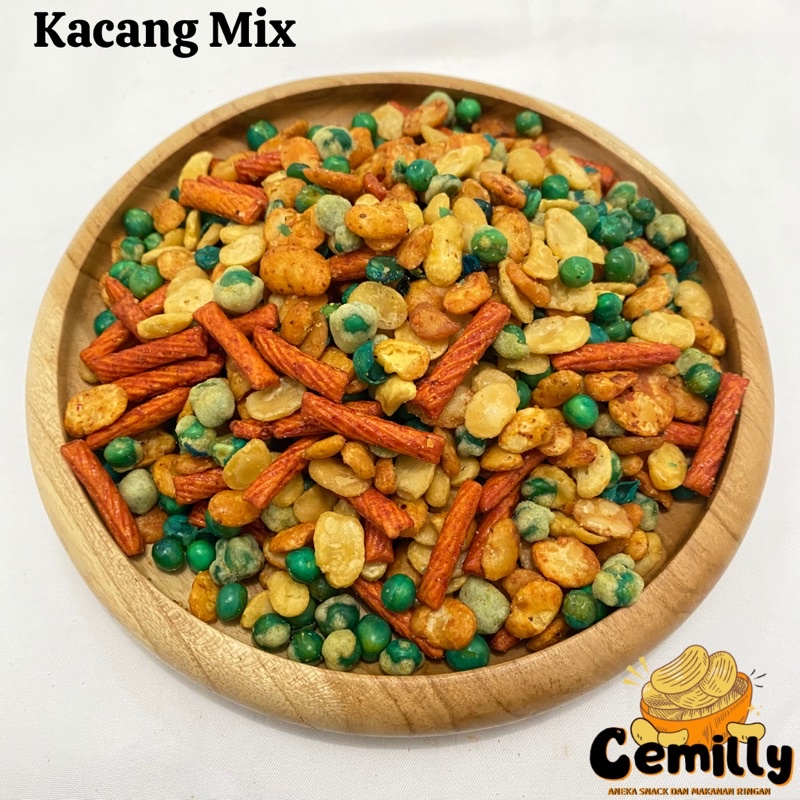 

[CEMILLY] 1000gr Kacang Mix Jaipong Cemilan Snack Kiloan