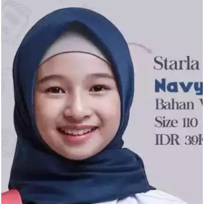 JILBAB  SEGI EMPAT ANAK PEREMPUAN/ANAK SEKOLAHAN ANAK REMAJA