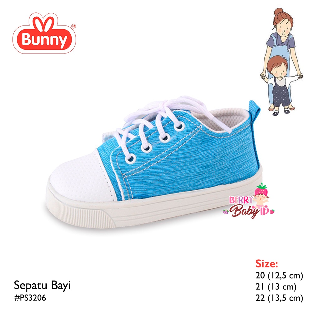 Lusty Bunny Sepatu Bayi Antislip Prewalker Baby Shoes LSH015 PS-3206 Berry Mart