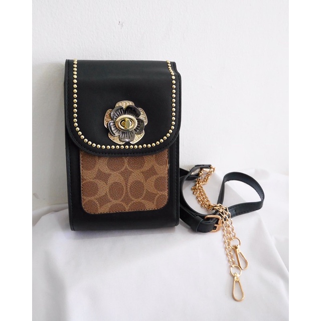 coach sling phone bag-tas selempang wanita-sling phone wania
