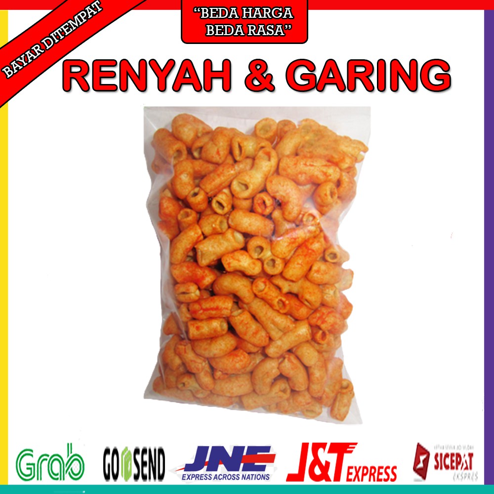 

MAKARONI BESAR PEDAS SPESIAL OLEH OLEH MAKANAN RINGAN CEMILAN SANTAI SNACK MURAH JAJAN RENYAH GURIH