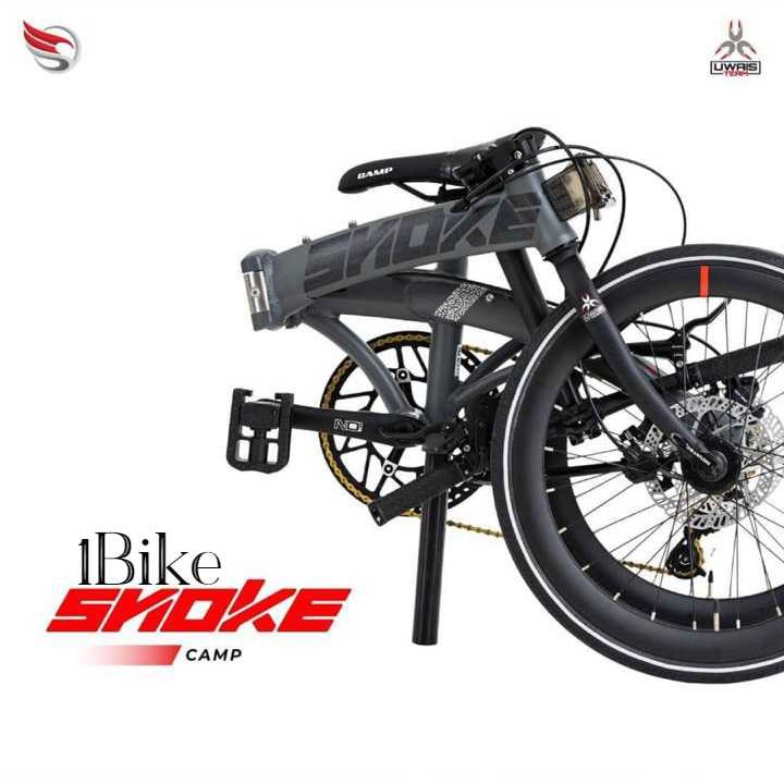 Sepeda  lipat Camp Folding Bike 20 Iko Uwais Snoke 451 10 Speed