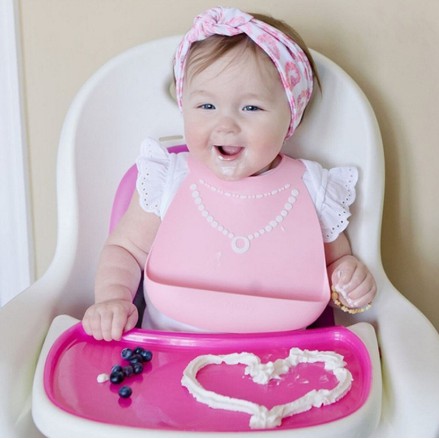 Nuby Silicone Bib - Necklace - Celemek