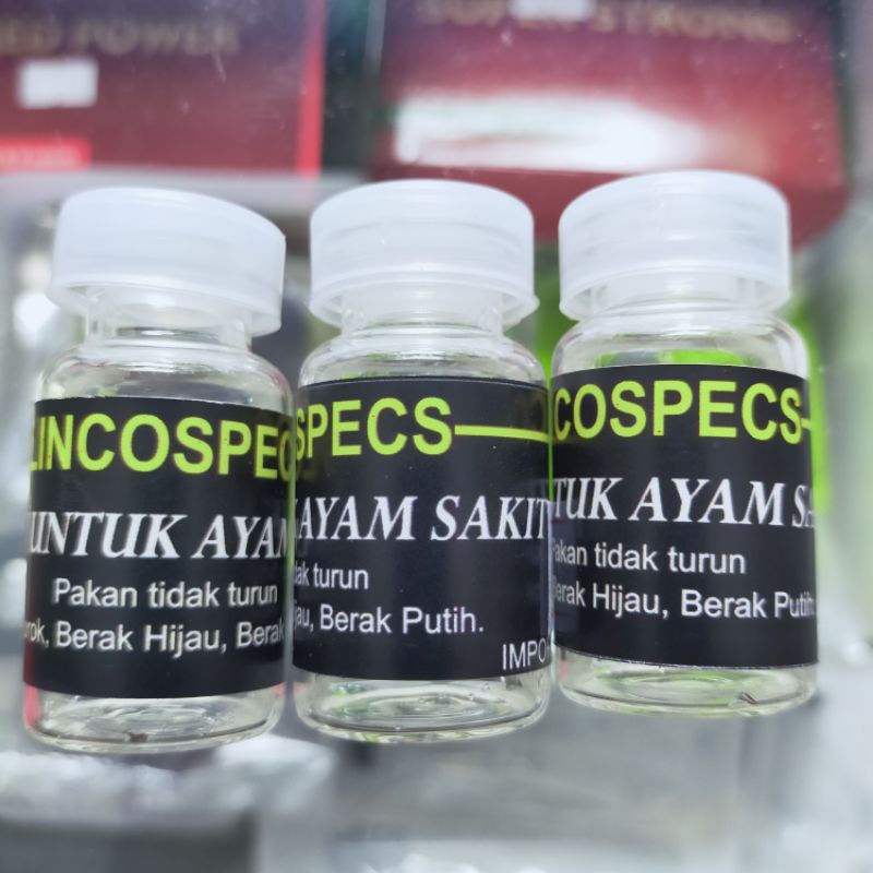 RE-PACK 10ml | LINCOSPEC 200 LINCOSPECS OBAT INFEKSI PADA AYAM