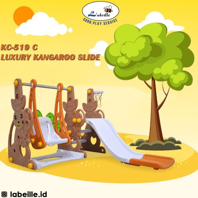 Kids Slide With Swing Tobebe Ayunan Prosotan Perosotan Anak Playhouse