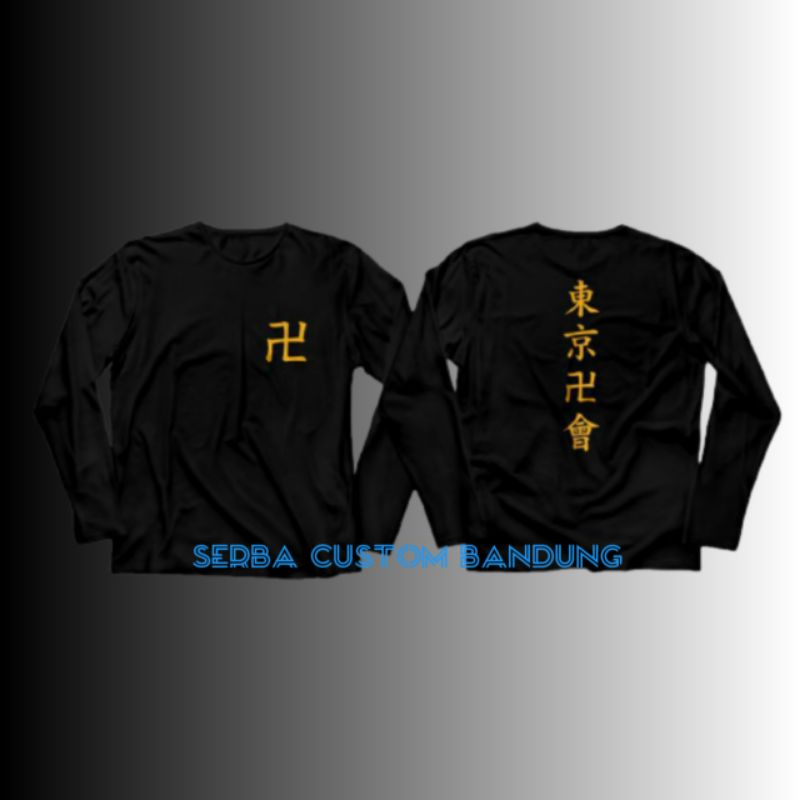 KAOS TOKYO REVENGERS TOKYO MANJI/KAOS LENGAN PANJANG