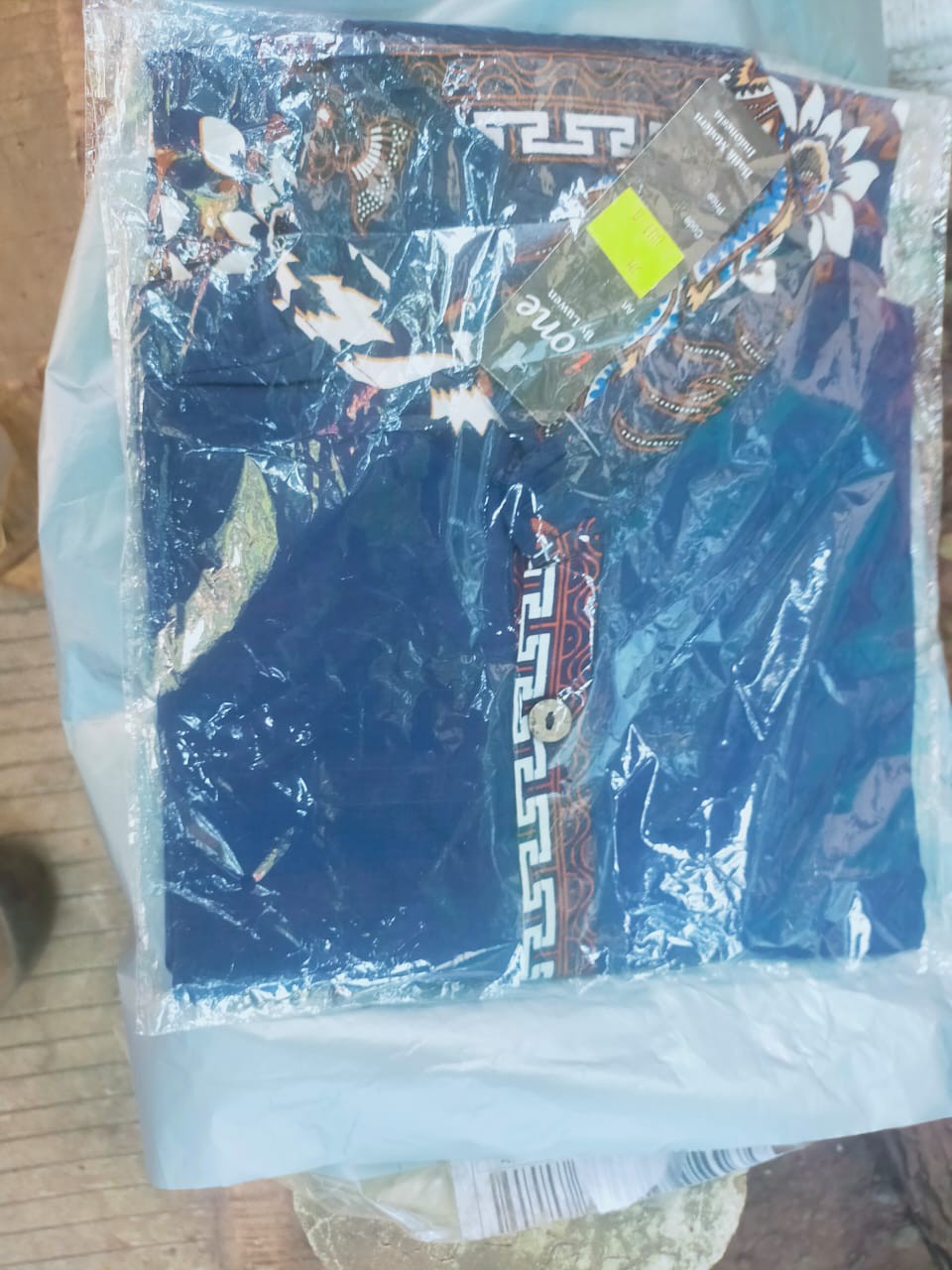 Dress/kemeja Batik Anak Jm Navy / Seragam Batik